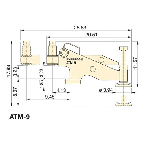 Enerpac 10 Ton Flange Alignment Tool With Pump Superior Tool Rental