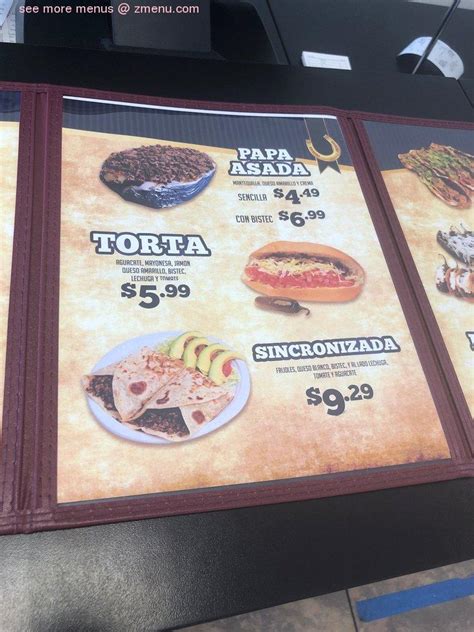 Online Menu Of La Herradura Taqueria Pharr Restaurant Pharr Texas