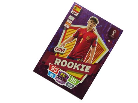 PANINI FIFA WORLD CUP QATAR 2022 ROOKIE GAVI 16 12679656484