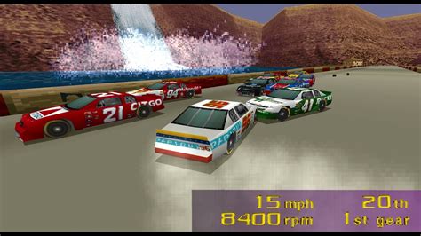 NASCAR Racing PS1 Duckstation PGXP Widescreen Hack YouTube