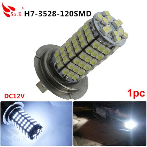 Pc H Led Car Headlight Bulb Smd Led Bulb K White Blue