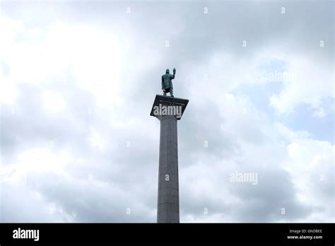 Norway Trondheim Olav Tryggvason Monument Stock Photo Alamy