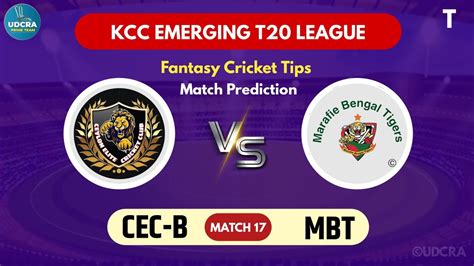 CEC B VS MBT Fantasy Dream11 Prediction CEC B VS MBT KUWAIT T20