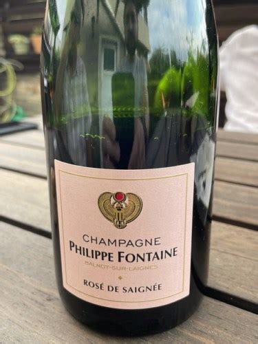 Philippe Fontaine Rosé de Saignée Champagne Vivino France