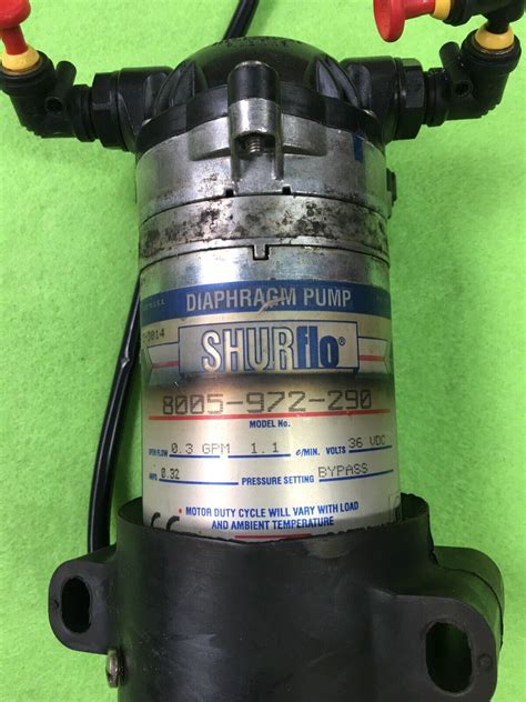 Shurflo 8005 972 290 Diaphragm Pump 15 Gallons Per Minute Flow Rate