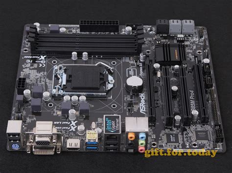 Original Asrock B M Pro Intel B Motherboard Socket Ddr Ebay