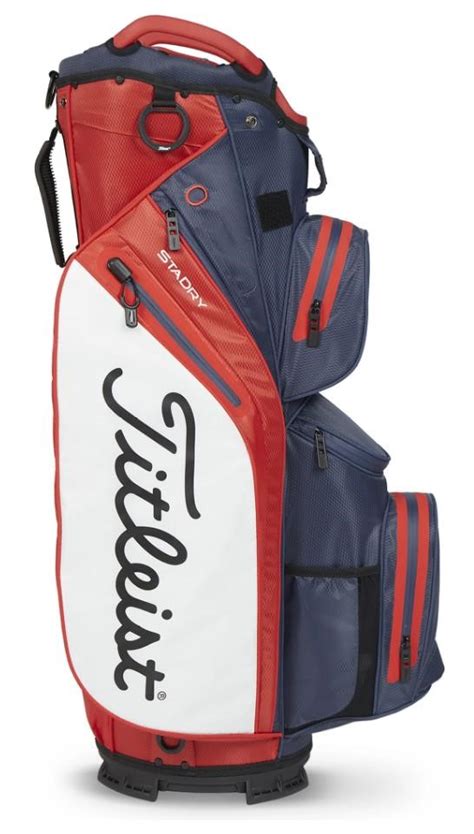 Titleist 14 StaDry Cartbag Dunkelblau Rot Weiss Golf Brothers De