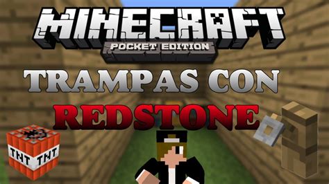 Trampas Con Redstone Minecraft Pe 0 13 X YouTube