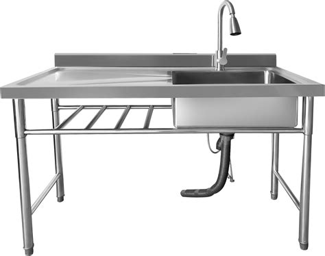 Cofun Commercial Restaurant Sink Stainless Steel Sink Free Standing