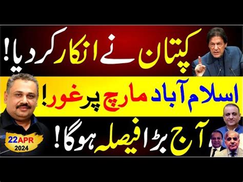 Imran Khan Stance Over Rigging In Elections Pti Long March Towards