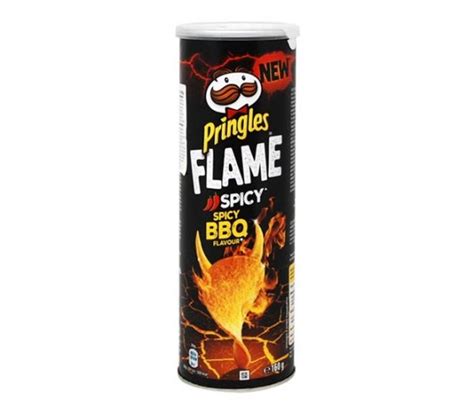 Pringles Flame Spicy Bbq Flavour G Cheap Basket