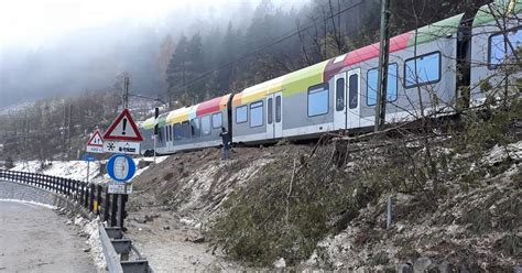 Aggiornamento Maltempo Due Frane Sulla Linea Ferroviaria Della Pusteria