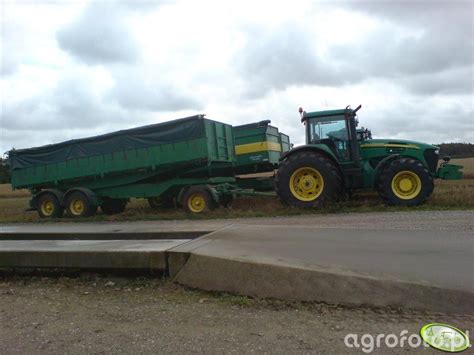 Fotografia Ciagnik JD 7820 Przyczepa Id 84622 Galeria Rolnicza Agrofoto