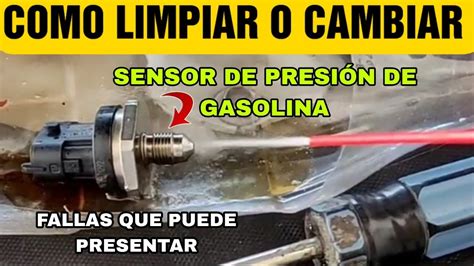 Cómo Limpiar Sensor Presión de Gasolina Chevrolet Traverse Acadia y