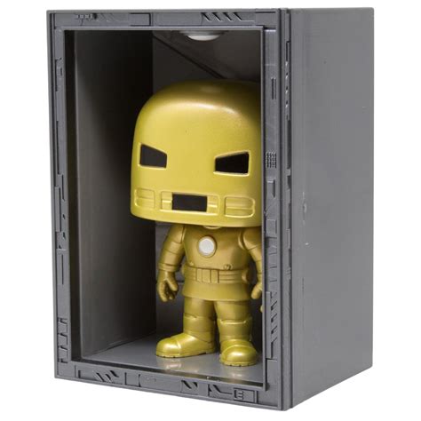 Funko POP Deluxe Marvel Hall Of Armor Iron Man Model 1 Golden Armor