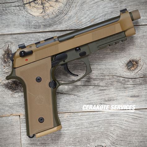 Beretta M9a4 Od Green Cerakote Services