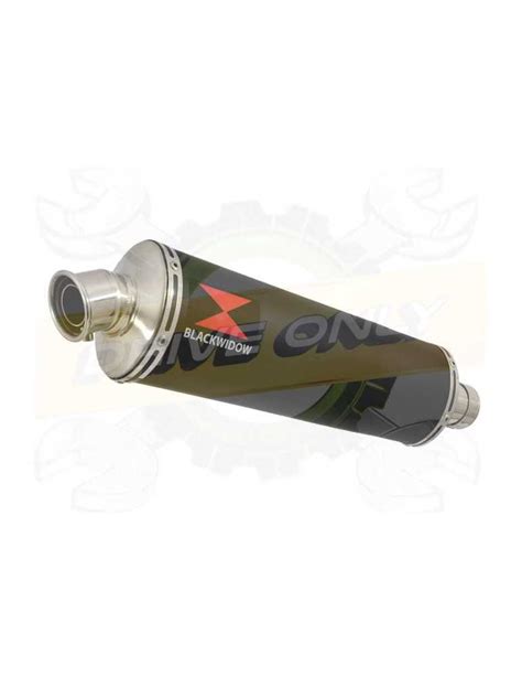 Zx R Decata Tube De Raccord Silencieux Ovale Noir En Inox Mm