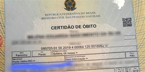 Certid O De Bito Segunda Via Atualizada Online