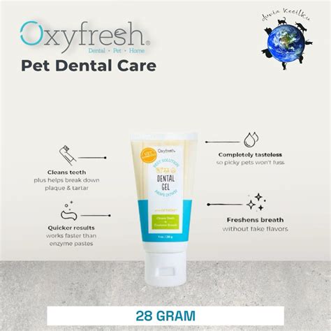 Jual Oxyfresh Pet Gel Dental Gel 28gr Freshpack Kemasan Baru Shopee