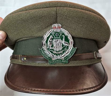 1980’s era Queensland Prison Services uniform peaked cap | JB Military Antiques