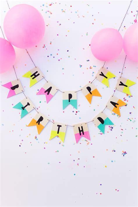 Birthday Decoration Ideas : birthday banner DIY - AskBirthday.com | You Number one source for ...