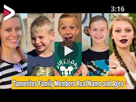 Tannerites Family Members Real Name and Ages By Famous Celeb دیدئو dideo