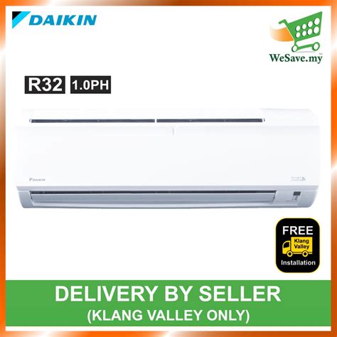 Daikin Ftv28pbrv28pb Non Inverter R32 Wifi Wall Split Air Conditioner Original Shopee Malaysia