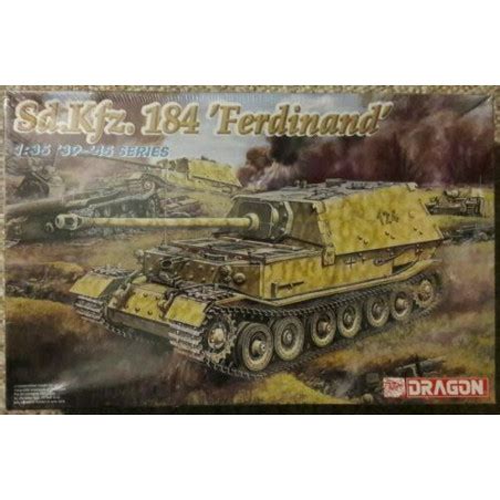 Maquette SD KFZ 184 FERDINAND 1 35 DRAGON