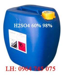 H2SO4 98 Sulfuric Acid HÓA CHẤT CÔNG NGHIỆP MIỀN BẮC