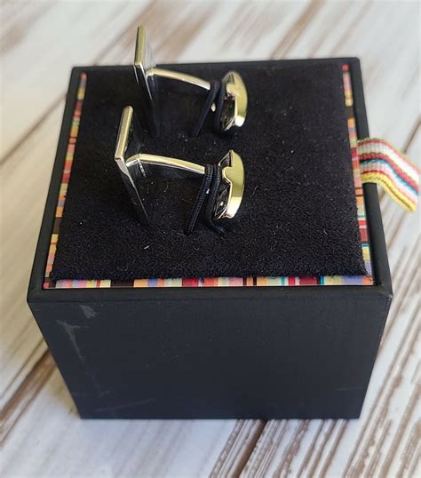 Vintage Paul Smith Naked Lady Cufflinks New In Box Rare Pin Up Girl