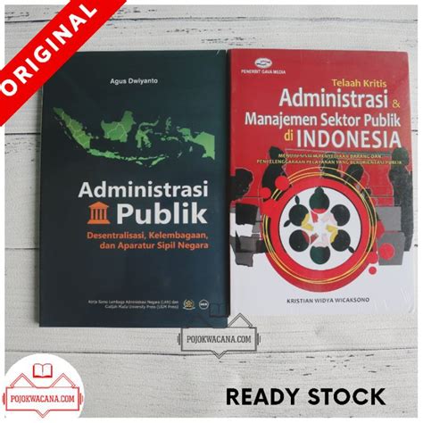 Jual Buku Original Paket Administrasi Publik Dan Telaah Kritis