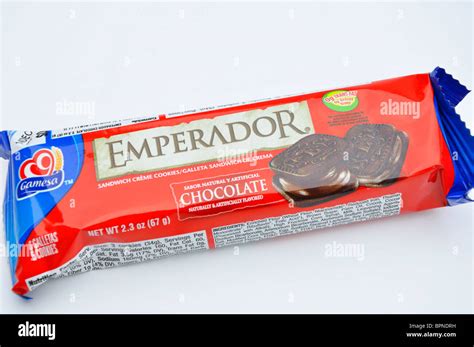 Emperador chocolate cookies Stock Photo - Alamy