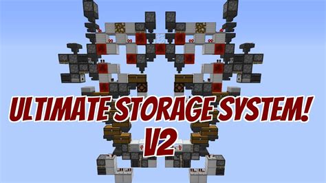 Ultimate Storage System V2 Minecraft Check Description Youtube