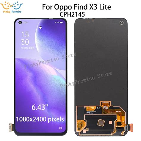 Pantalla LCD AMOLED De 6 43 Pulgadas Para Oppo Find X3 Lite Montaje De