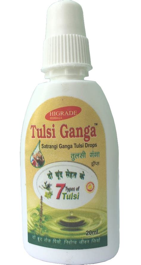 7 Types Of Tulsi Ganga Tulsi Drops 30ml New Packing Packaging Type