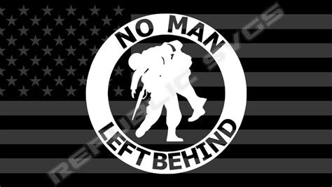 No Man Left Behind Svg Etsy