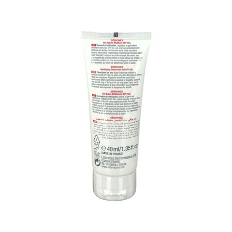 ACM SÉBIONEX Gel Solaire Matifiant SPF 50 Visage 40 ml Redcare Pharmacie