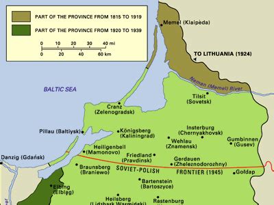 East Prussia | German Province, WWII & Prussian Monarchy | Britannica