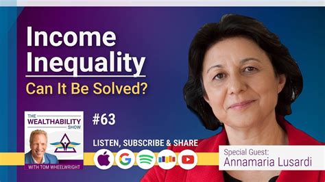 How To Solve Income Inequality A Discussion With Professor Annamaria