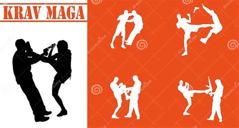 Krav Maga Stock Illustration Illustration Of Isolated 77963738