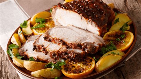 Slow Cook Orange Ginger Glazed Pork Loin