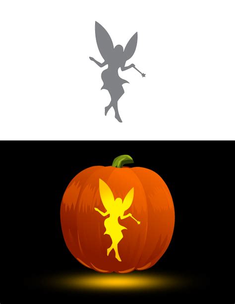 Fairy Pumpkin Carving Patterns