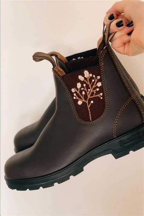 Custom Embroidered Blundstone Boots In Boots Blundstone Boots