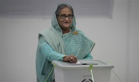 Bangladeshi Prime Minister Sheikh Hasina Re Elected For The Th Time