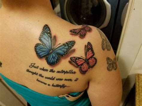 Pin By Maggie Stuart On Tattoos Butterfly Tattoo On Shoulder