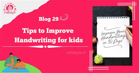 8 Best Tips to Improve Handwriting for Kids