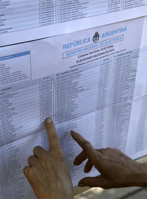 ¿dónde Voto En El Balotaje Consultá El Padrón Electoral De Las