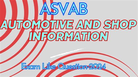 Asvab Auto And Shop Information Review Asvabautomotive