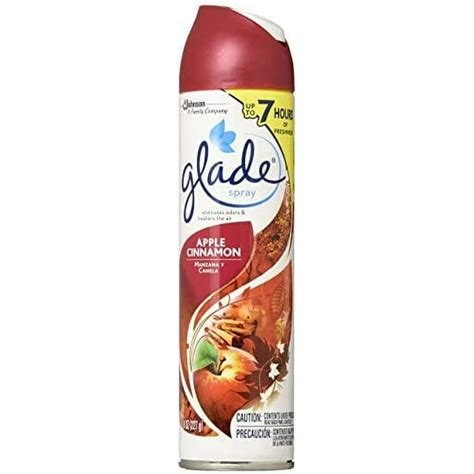 Glade Fresh Room Deodorizer Aerosol Spray Air Freshener Apple