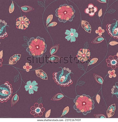 oriental style pattern thread art design stock illustration